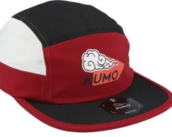 Geometric Logo Cloudfit Red/Black/White 5-panel - Kumo