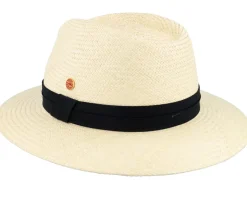 Gero Panama Grob Natur Straw Hat - Mayser