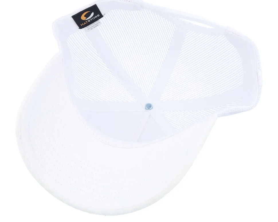 Girl Driving Pop Art Velvet White A-Frame Trucker - Calza Pennello