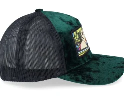 Girl Driving Pop Art Velvet Green/Black A-Frame Trucker - Calza Pennello