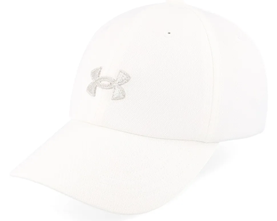 Girl's Blitzing White Dad Cap - Under Armour