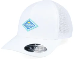 Glow White W White Mesh W Patch Trucker - Black Clover