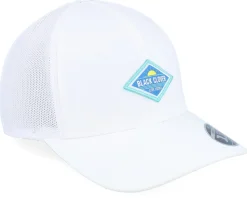 Glow White W White Mesh W Patch Trucker - Black Clover
