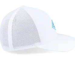 Glow White W White Mesh W Patch Trucker - Black Clover