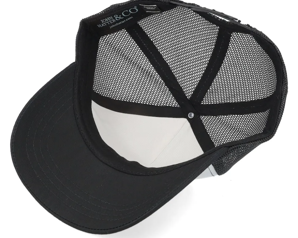 G.O.A.T. Black/White A-Frame Trucker - John Hatter & Co