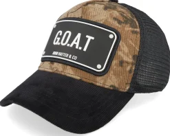Goat Camo/Black A-Frame Trucker - John Hatter & Co