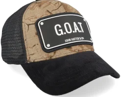 Goat Camo/Black A-Frame Trucker - John Hatter & Co