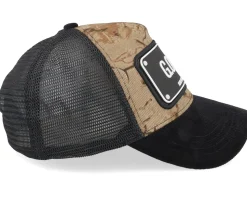 Goat Camo/Black A-Frame Trucker - John Hatter & Co
