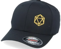 Golden D20 Side Panel Black Flexfit - Gamerz