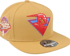 Golden State Warriors Sand And Sky Fitted Tan Fitted - Mitchell & Ness