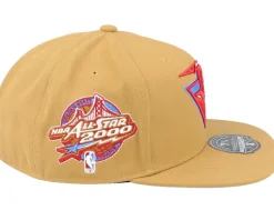 Golden State Warriors Sand And Sky Fitted Tan Fitted - Mitchell & Ness