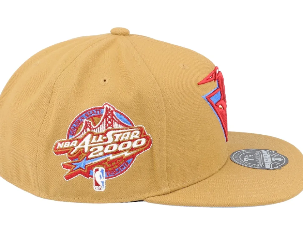 Golden State Warriors Sand And Sky Fitted Tan Fitted - Mitchell & Ness