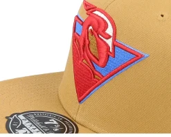 Golden State Warriors Sand And Sky Fitted Tan Fitted - Mitchell & Ness