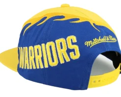 Golden State Warriors Spiral Deadstock Yellow Snapback - Mitchell & Ness