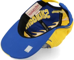 Golden State Warriors Spiral Deadstock Yellow Snapback - Mitchell & Ness