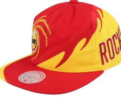 Golden State Warriors Spiral Deadstock Yellow Snapback - Mitchell & Ness