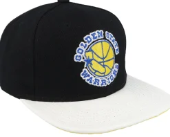 Golden State Warriors SSBSTS Hwc Black/White Snapback - Mitchell & Ness