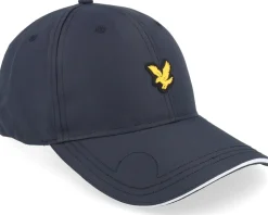 Golf Ballmarker Cap Jet Black Adjustable - Lyle & Scott