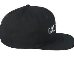 Gone Fishing Black Snapback - Sqrtn