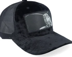 Grasshopper Big Patch Black Velvet Trucker - Calza Pennello