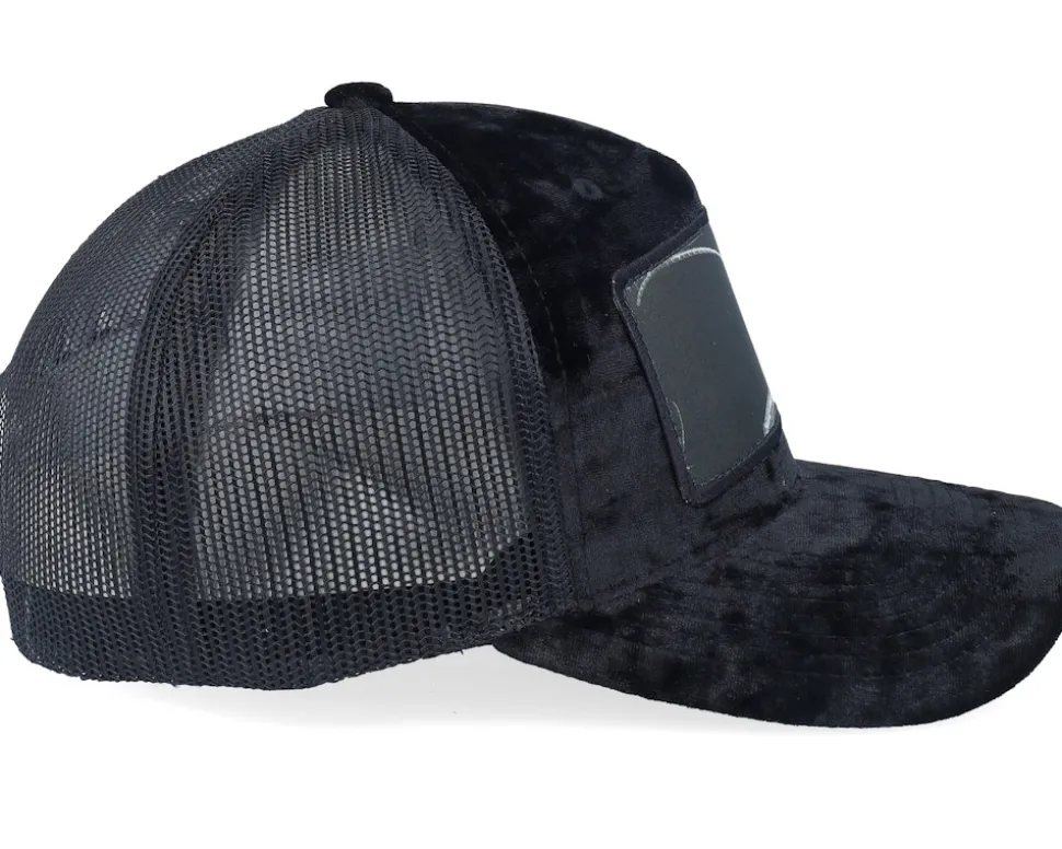 Grasshopper Big Patch Black Velvet Trucker - Calza Pennello