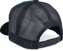Grasshopper Big Patch Green/Black Velvet Trucker - Calza Pennello