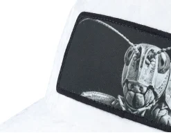 Grasshopper Big Patch White Velvet Trucker - Calza Pennello