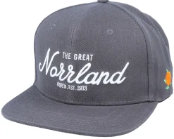 Great Norrland Cap Charcoal Snapback - SQRTN