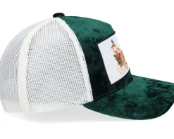 Great Speos Velvet Green/Ivory A-frame Trucker - Calza Pennello