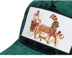 Great Speos Velvet Green/Ivory A-frame Trucker - Calza Pennello