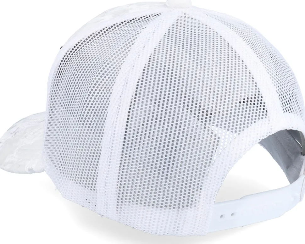 Great Speos Velvet White/White A-frame Trucker - Calza Pennello