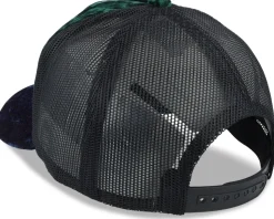 Green/Navy/Black Velvet Trucker - Equip