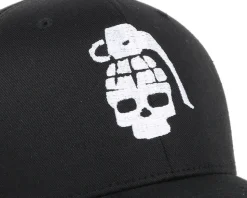 Grenade Black Flexfit - GUNS n SKULLS