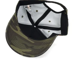 Grey Duck Hunting Cap Camo Green Adjustable - MJM Hats