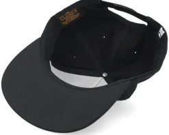Grind Em Unconstructed Black Snapback - Salty Crew