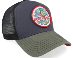 Guatemala Navy/Olive/Black A-Frame Trucker - Coastal