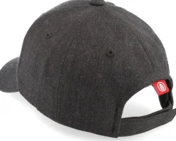 Haakon Hard Low Baseball Cap Dark Grey Melange Adjustable - Upfront