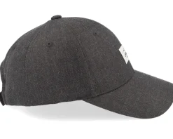 Haakon Hard Low Baseball Cap Dark Grey Melange Adjustable - Upfront