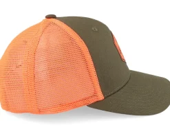 Hammers And Helmet Cross Dark Mash/Orange Trucker - Vikings
