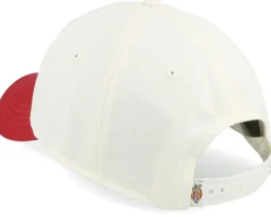 Hardwick 2 Tone Egret White/Red Dad Cap - Dickies