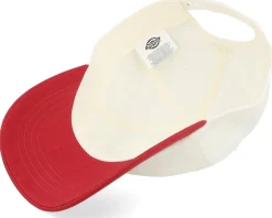 Hardwick 2 Tone Egret White/Red Dad Cap - Dickies