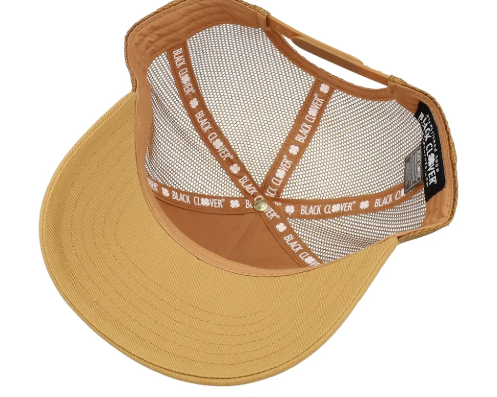 Hardy 3 Brown A-Frame Trucker - Black Clover