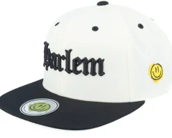 Harlem 3d Script Natural/Black Snapback - Lucid Smile