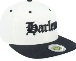 Harlem 3d Script Natural/Black Snapback - Lucid Smile