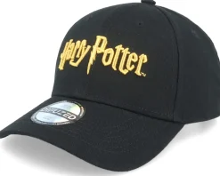 Harry Potter Gold Logo Black Adjustable - Difuzed