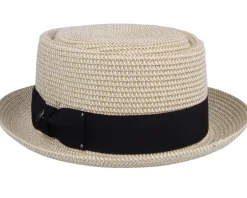 Hats Toyo Braided Pork Pie Hat - Jaxon & James