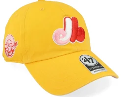 Hatstore Exclusive x Atlanta Braves Dua Yellow Gold Double Under Dad Cap - 47 Brand