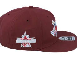 Hatstore Exclusive x Los Angeles Angels Asg Dark Maroon Snapback - 47 Brand