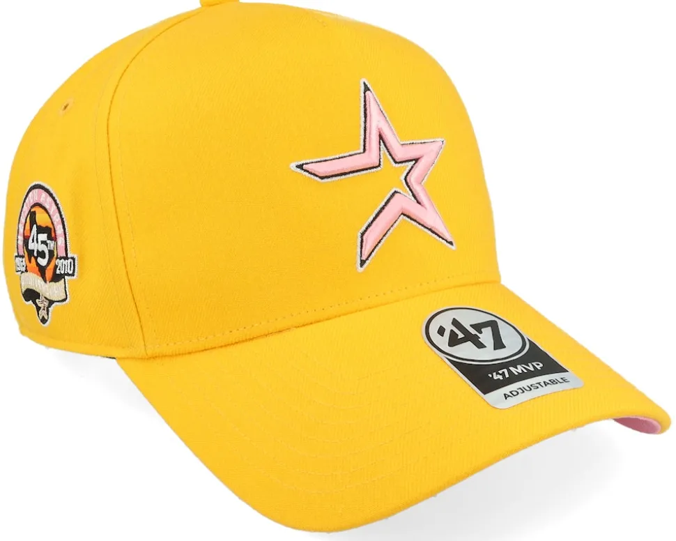 Hatstore Exclusive x Miami Marlins Yellow Gold A-Frame Adjustable - 47 Brand