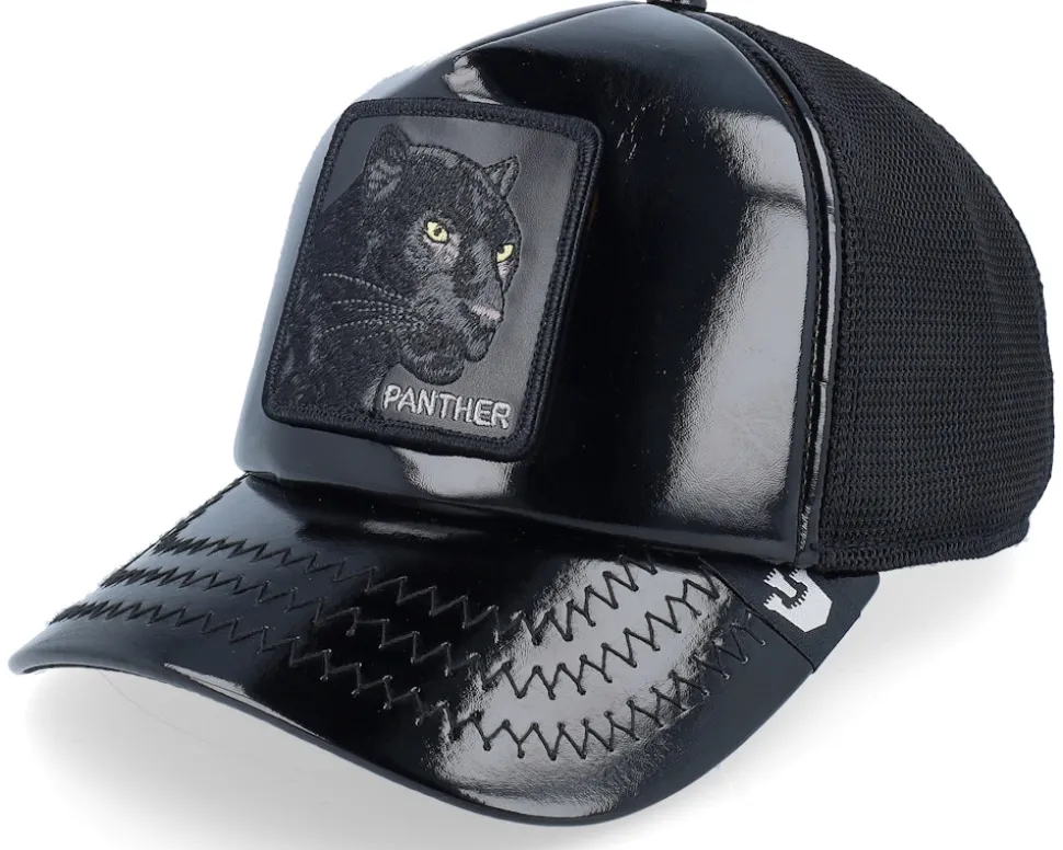 Hatstore Exclusive x Obsidian Panther Black A-Frame Trucker - Goorin Bros.